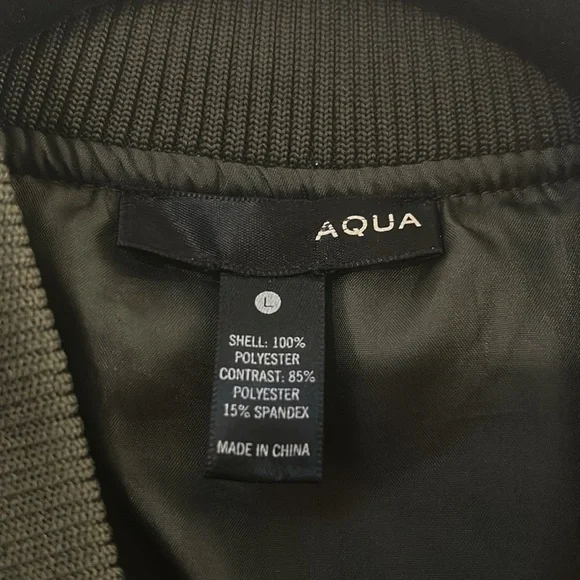 Aqua Bomber Jacket - Size L - Picture 2 of 5